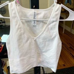 Athleta Aurora Seamless Crop Rib Tank